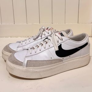 Nike platform blazers size 10W